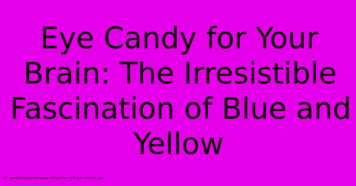 Eye Candy For Your Brain: The Irresistible Fascination Of Blue And Yellow