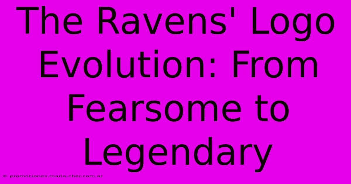 The Ravens' Logo Evolution: From Fearsome To Legendary