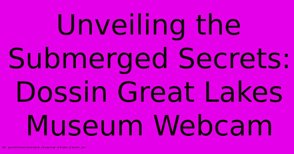 Unveiling The Submerged Secrets: Dossin Great Lakes Museum Webcam